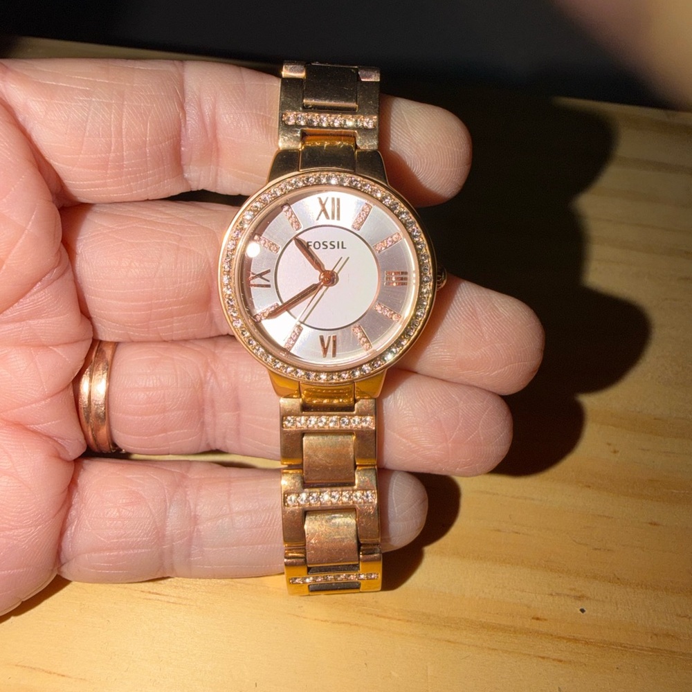 Fossil Women's Rose Gold Watch